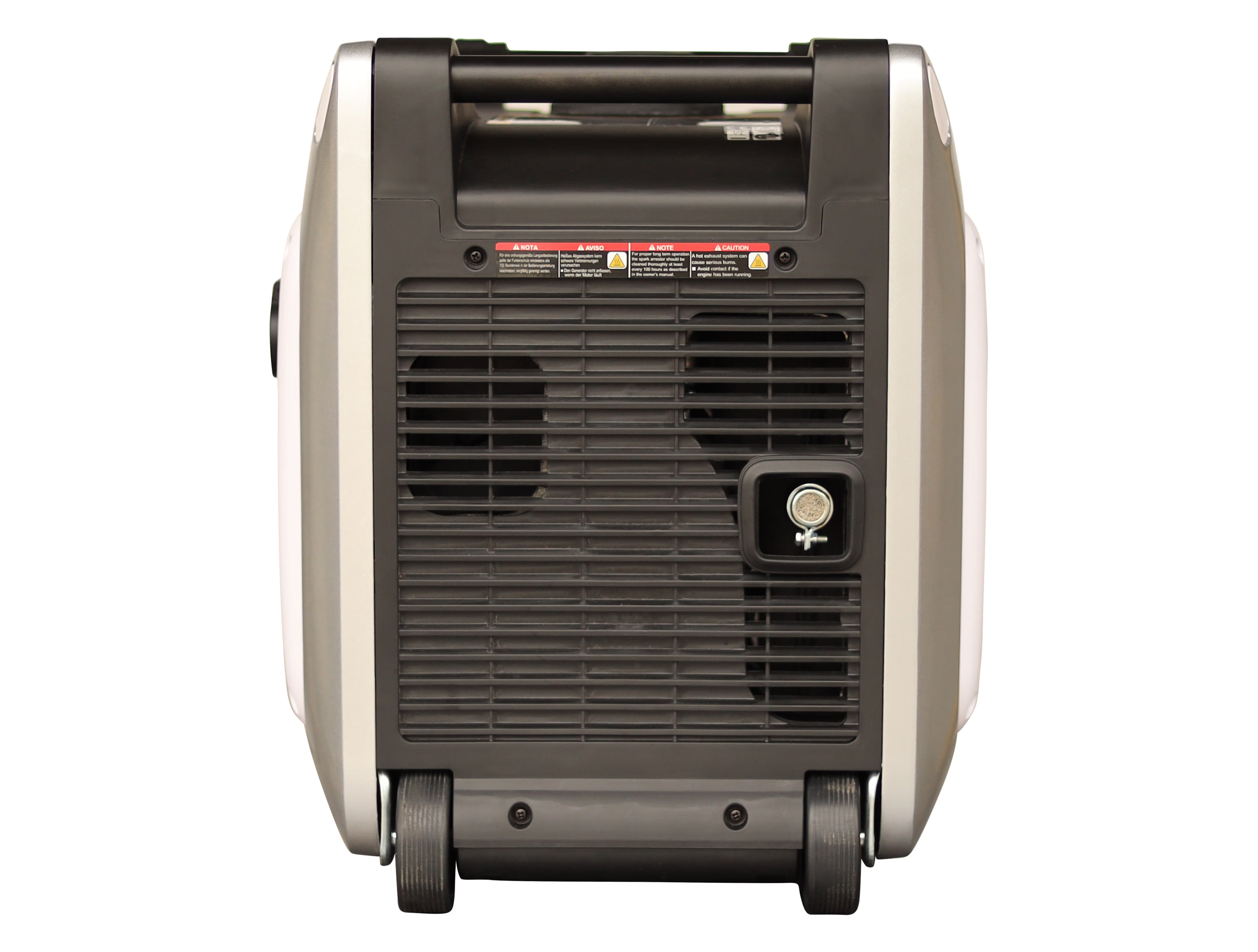 Portable generator on a white background