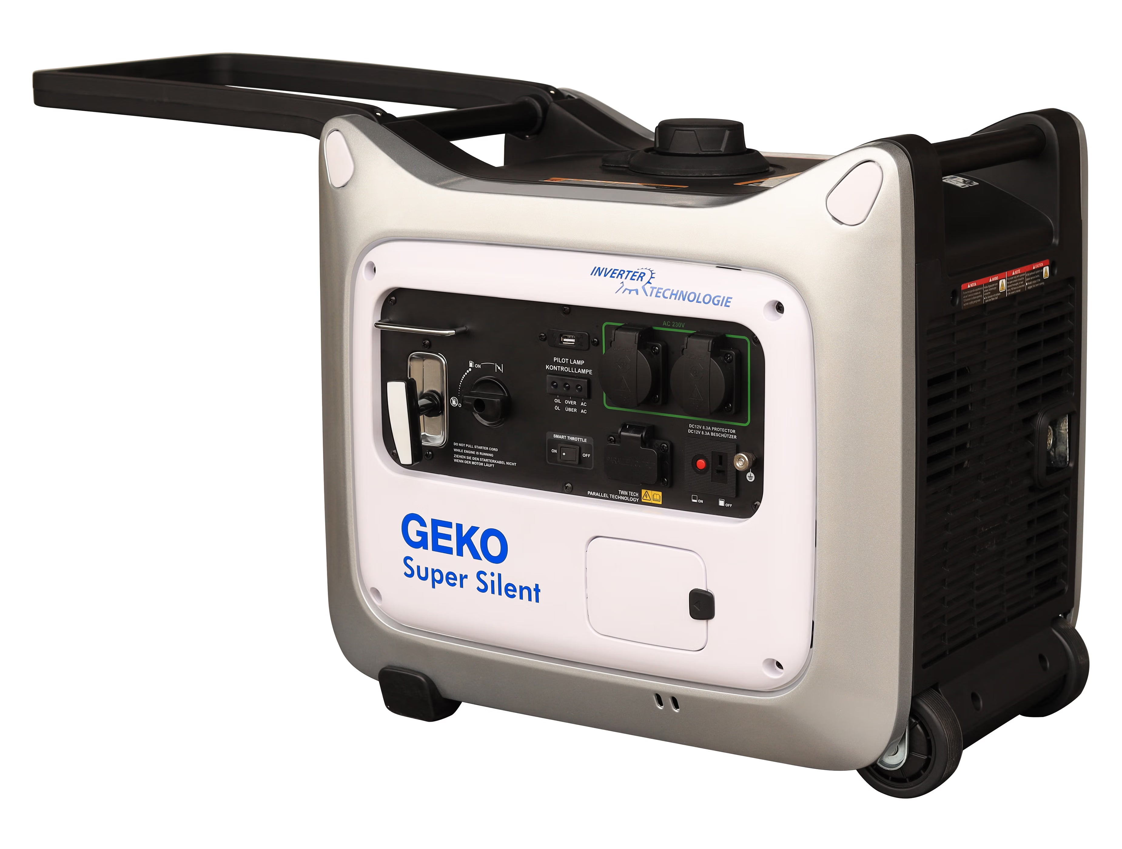 GEKO super silent generator on a white background