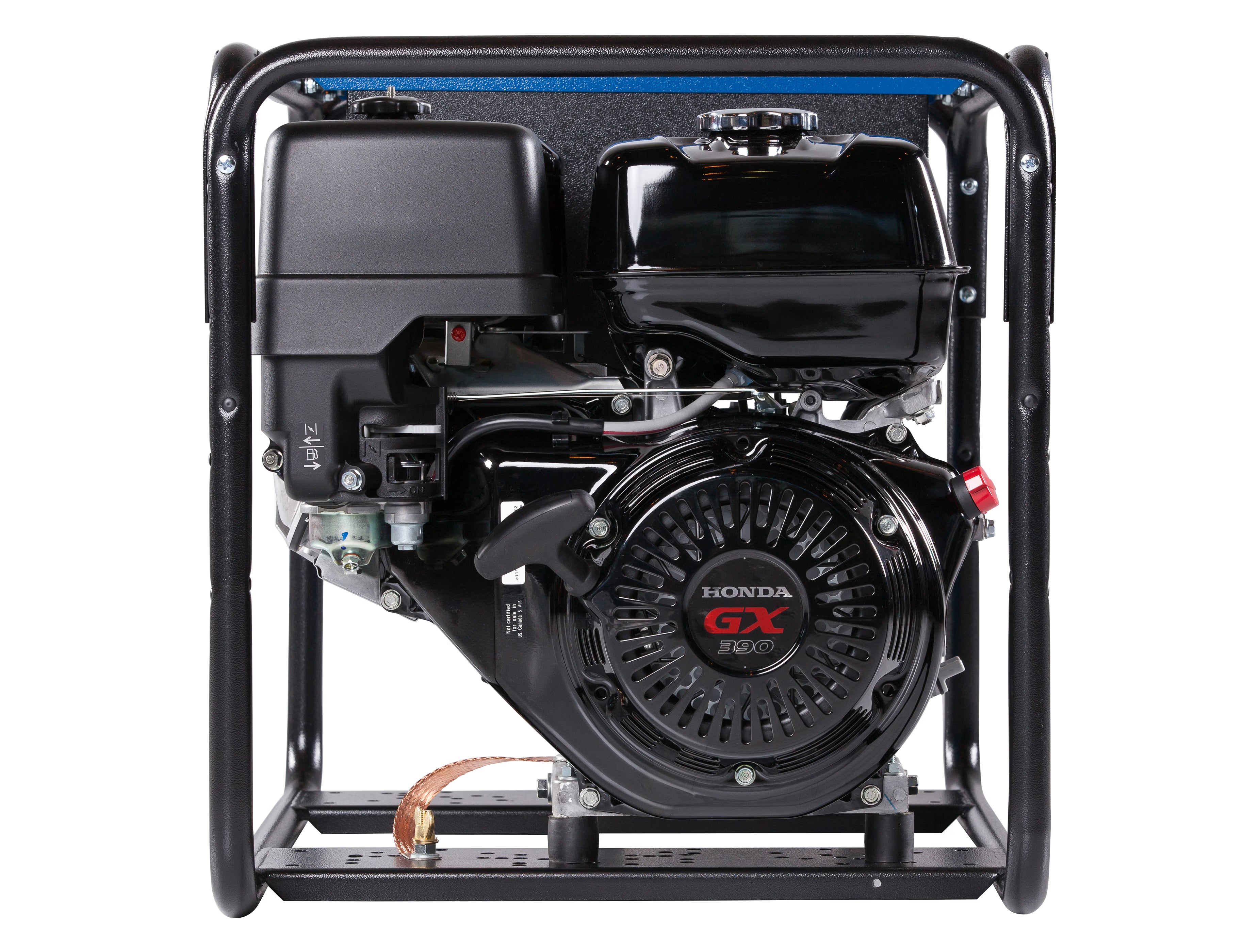 Honda GX engine powered generator on a white background